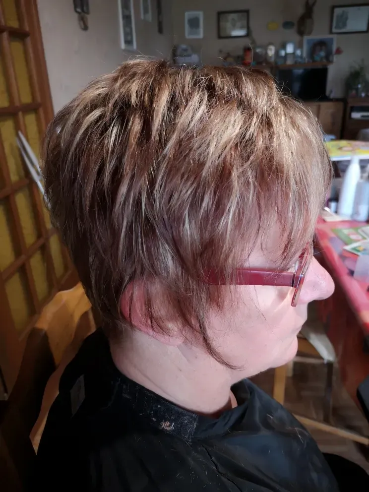 coiffure balayge profil